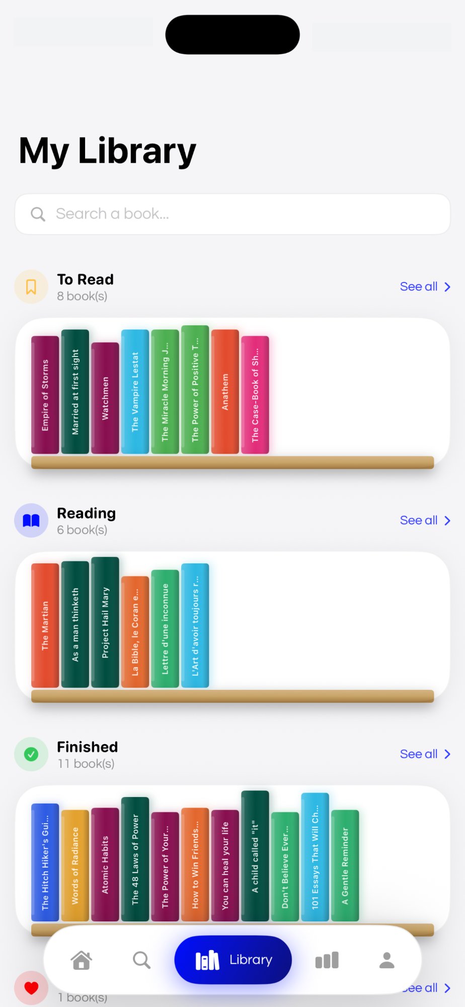Booxne app screenshot